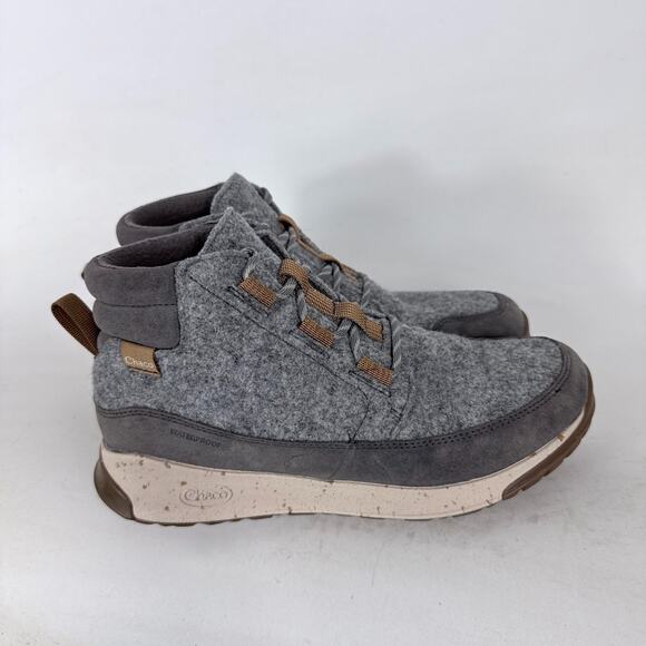 Chaco Borealis Ledge Hiking Boots Women's 9 Gray Lace-Up Ankle Waterproof - Picture 2 of 10